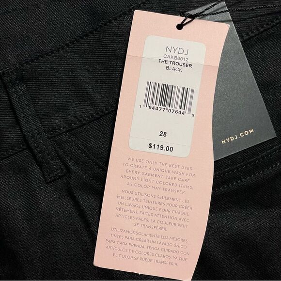 NWT NYDJ Curves 360 Wide Leg Linen Blend Pants Plus Size 28 Trouser - Picture 7 of 11